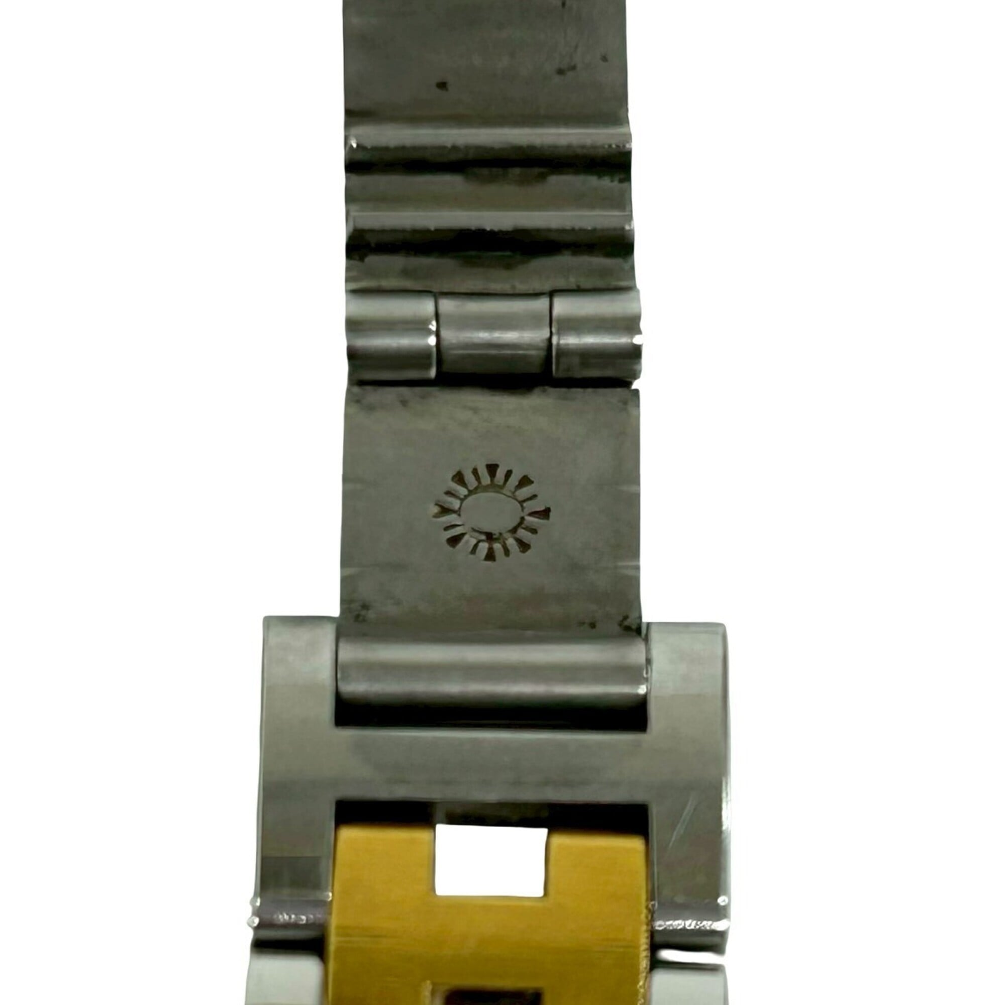 HERMES Vintage Clipper Stainless Steel GP Quartz Wristwatch, Silver/Gold, 29221 — Good