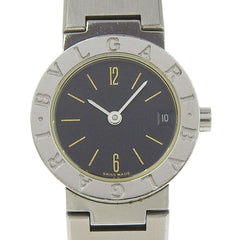 BVLGARI Bzero1 Watch, BZero1 BB23SS, Stainless Steel, Quartz Movement, Analog Display, Black Dial, Women's — Good