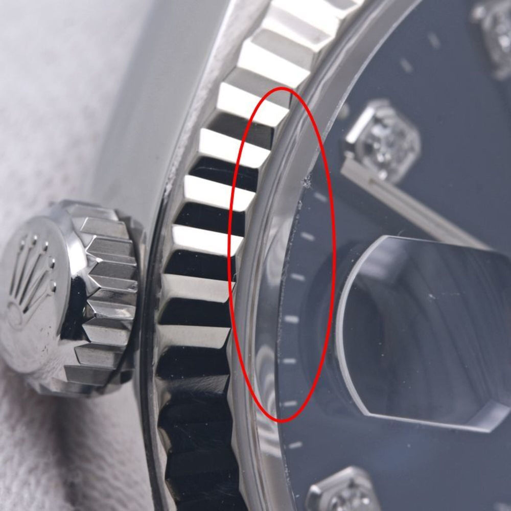 ROLEX Datejust 10P Diamond 16234G Men's Watch 18K White Gold x Stainless Steel 40300 — Good