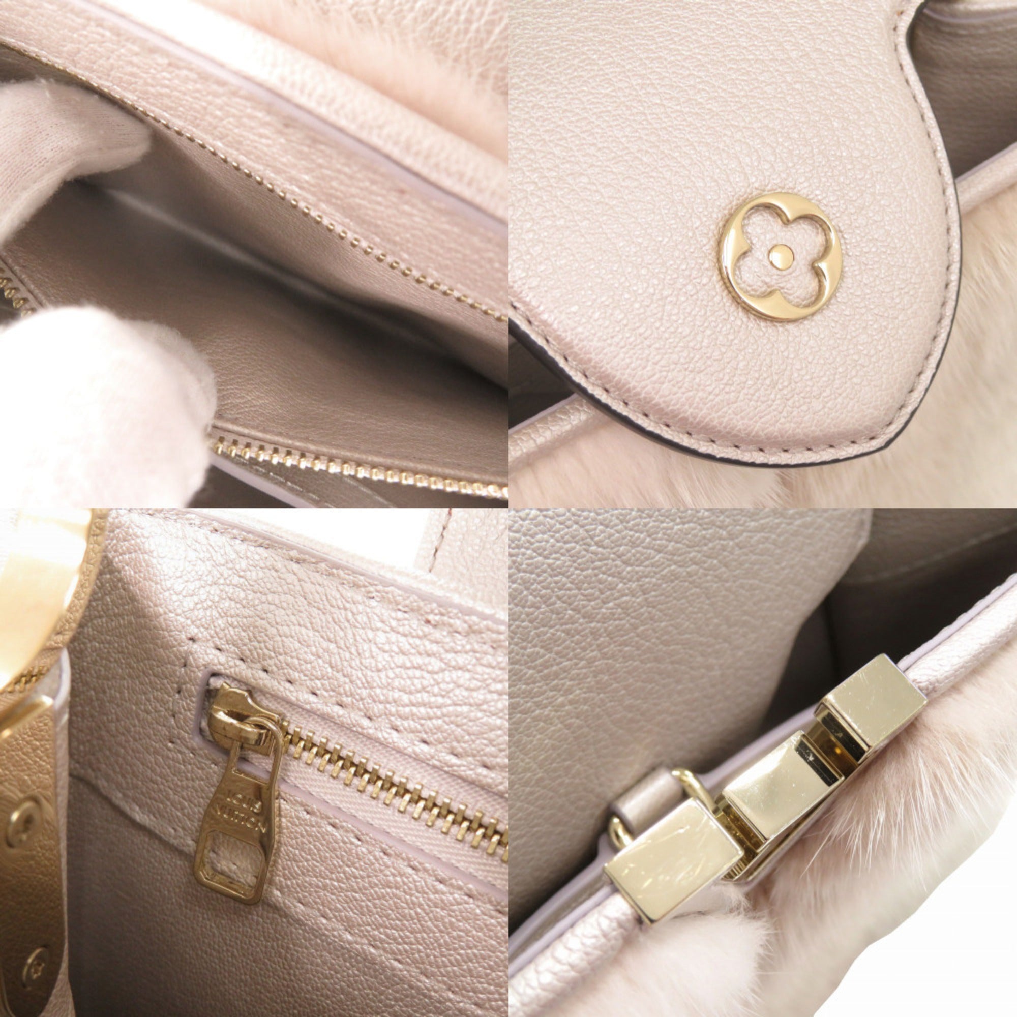 Louis Vuitton Capucines BB Mink Champagne Pink Handbag LV 1183 LOUIS VUITTON — Like New