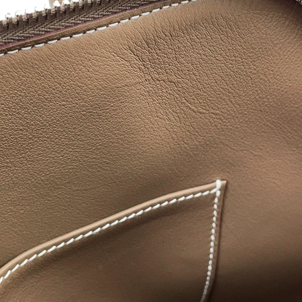 Hermes Bolide 1923 30 Etoupe Epsom Handbag, K stamp, 2-way, HERMES — Like New