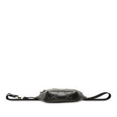 Gucci GG Embossed Waist Bag, Body Crossbody 658582, Black Leather, Women's, GUCCI — Like New