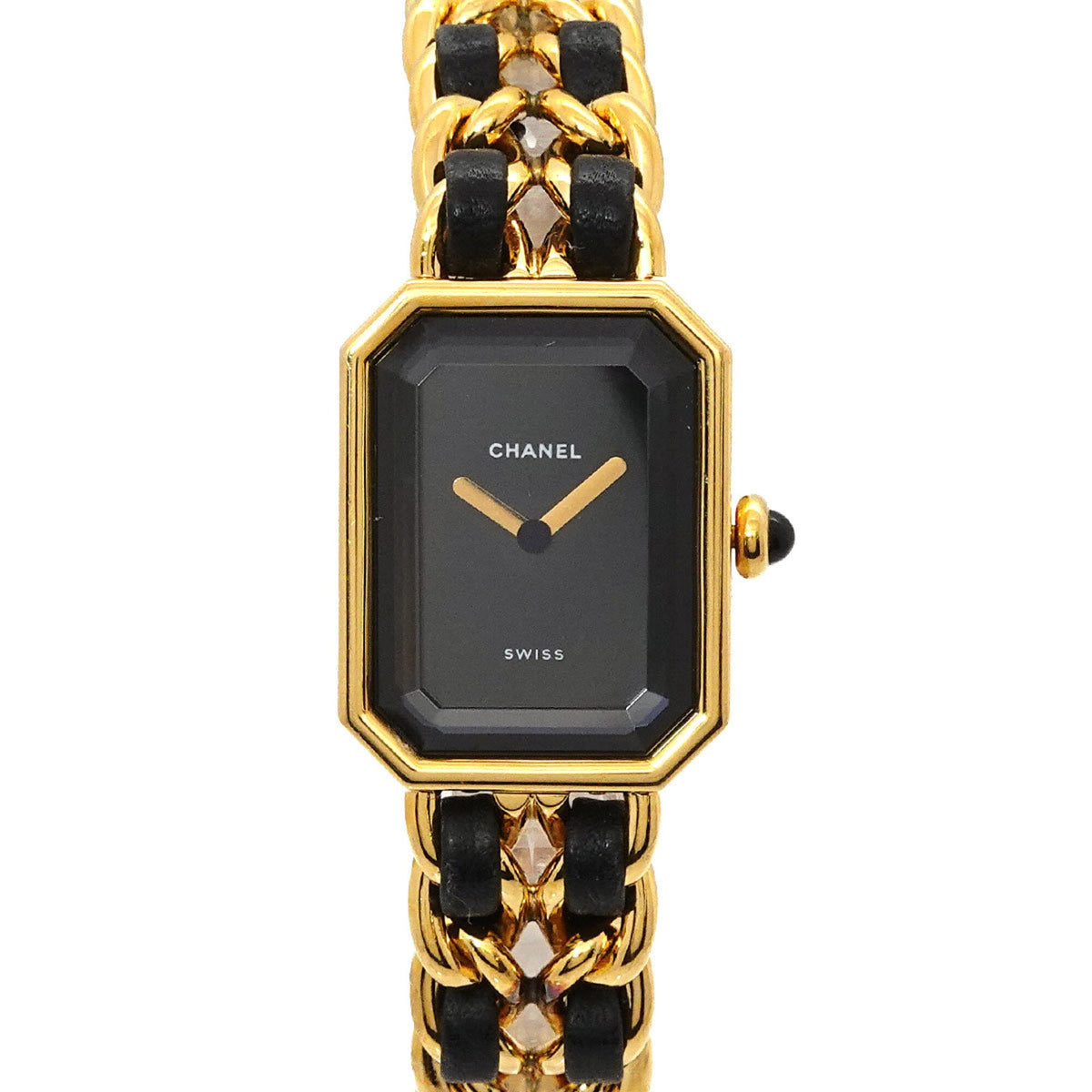 Chanel Premiere H0001 Women's Watch, Size M, Black & Gold, Quartz Movement — Very Good