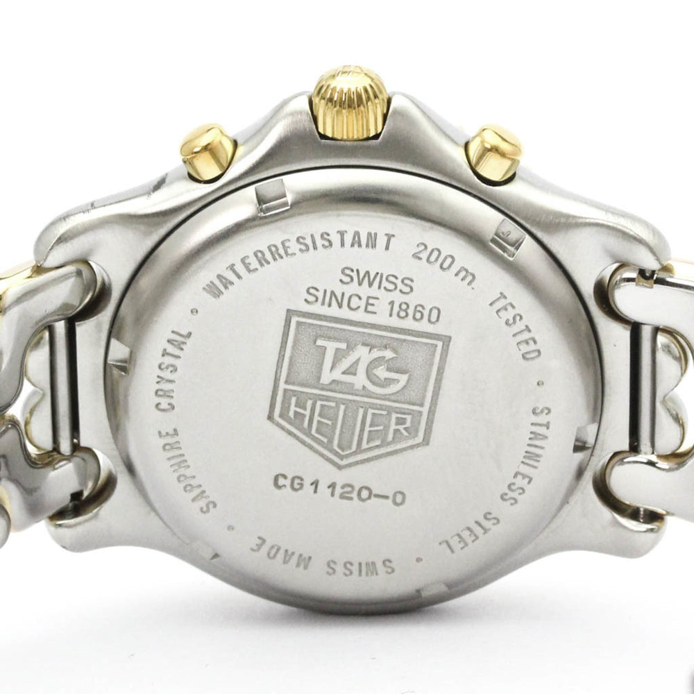 TAG Heuer Sel Chronograph Gold Plated Steel Mens Watch CG1120 Polished — Very Good