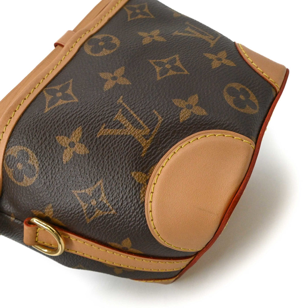 LOUIS VUITTON Louis Vuitton Noe Purse Monogram Canvas Leather Shoulder Bag Brown M57099 — Like New