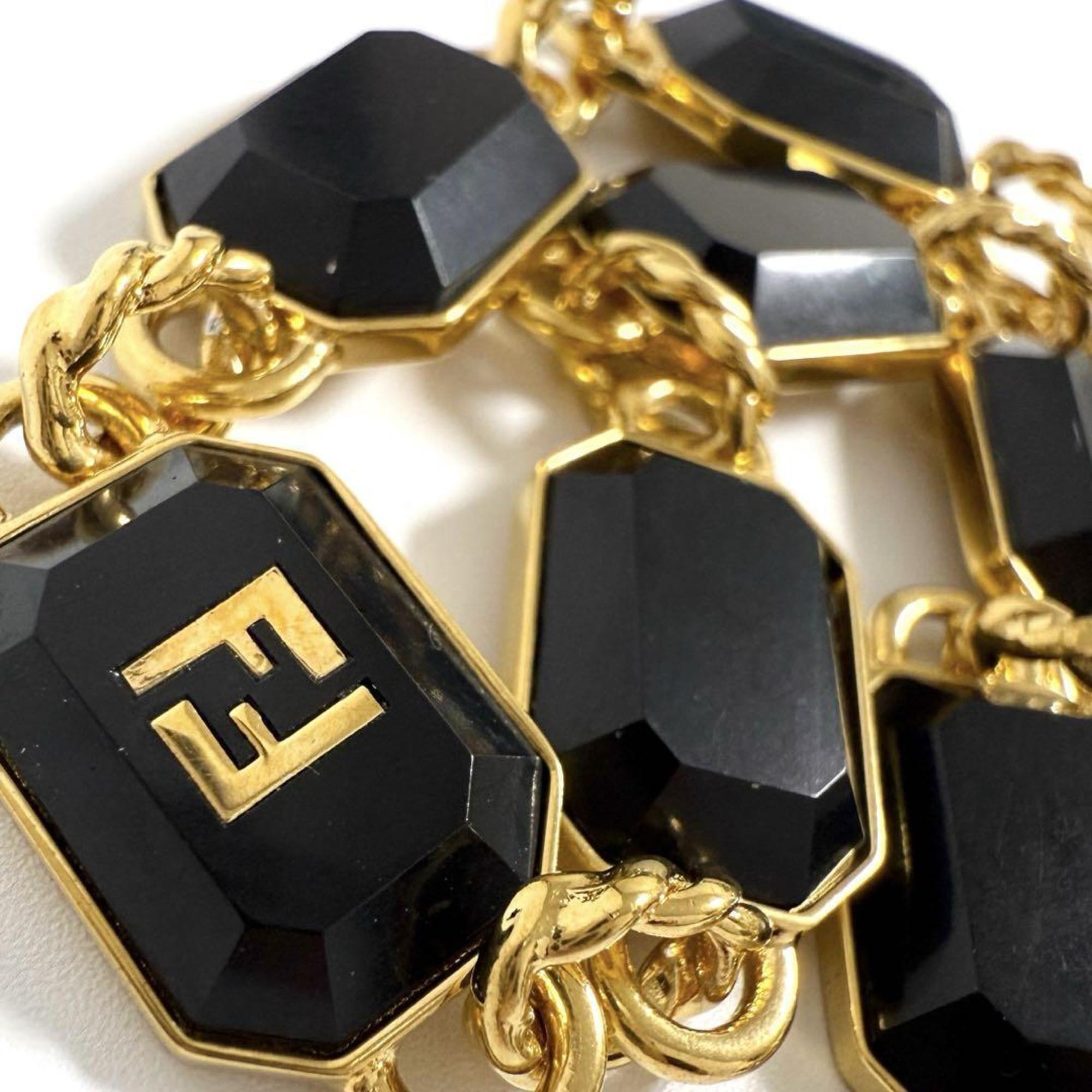 Fendi Men's FF Link Bracelet, Gold, 22cm — Like New