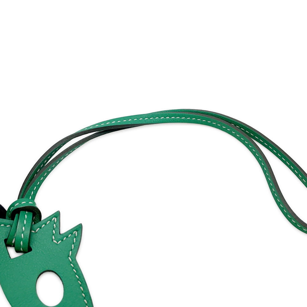 Hermes accessory bag charm Paddock Cheval mint Swift HERMES — Like New