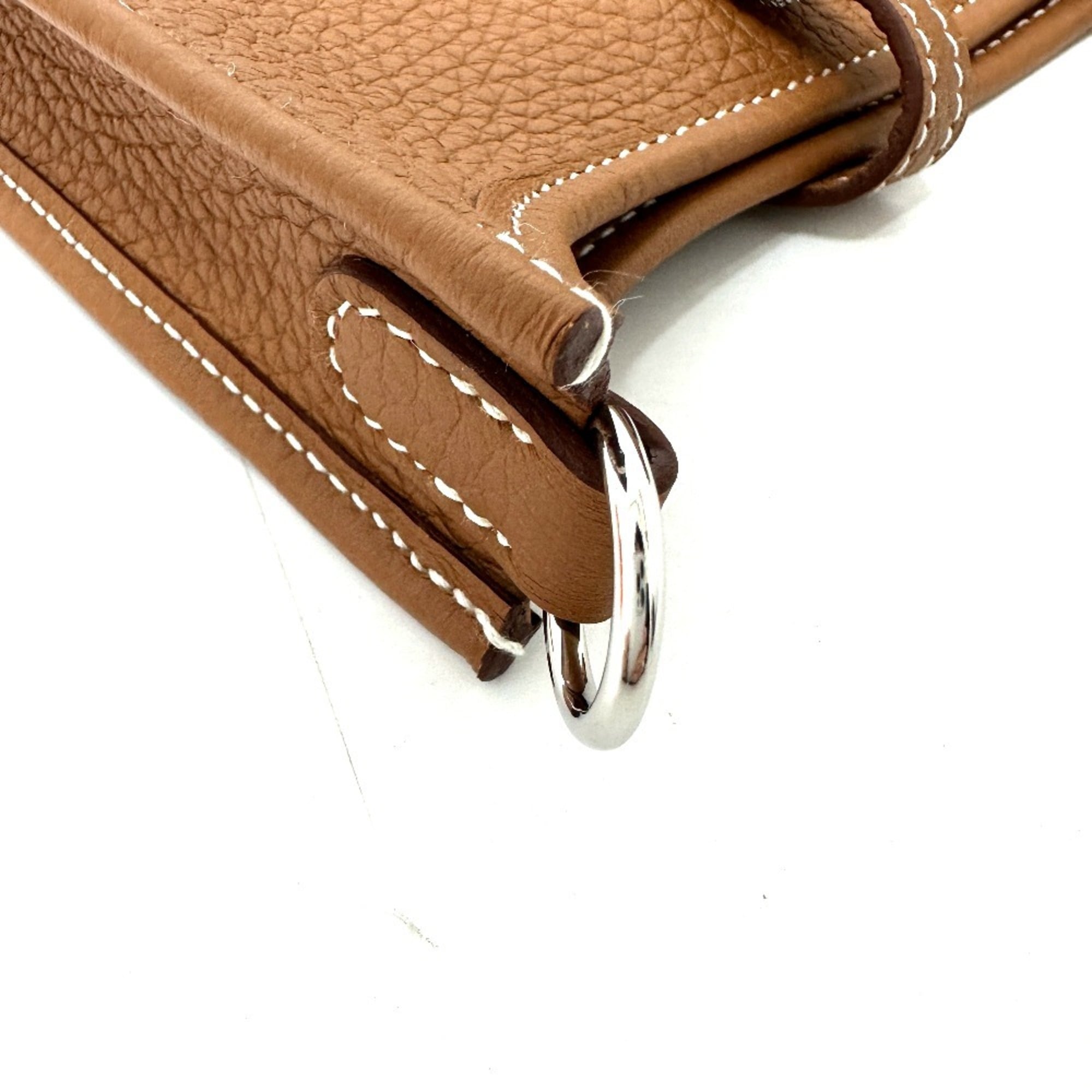HERMES Evelyn TPM Crossbody Bag Pochette Shoulder Taurillon Clemence Women's Gold — New - Store Return