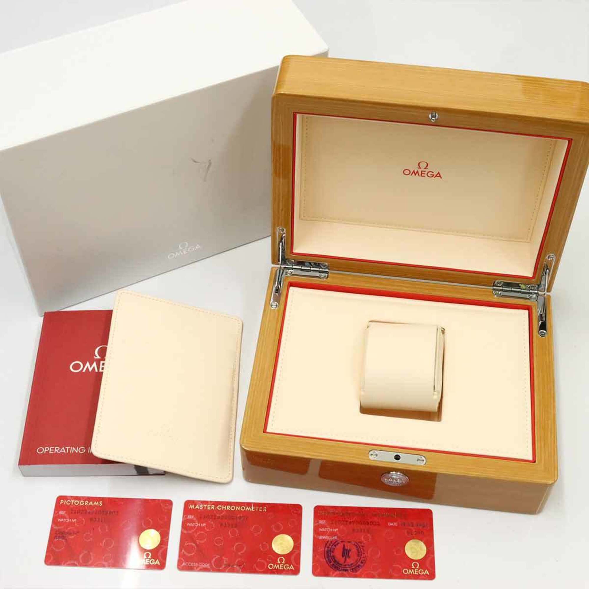 Omega Seamaster Diver 300 Co-Axial Master Chronometer Two-Tone 210 22 42 20 03 002 Men's Watch Date PG Pink Gold Automatic — Very Good