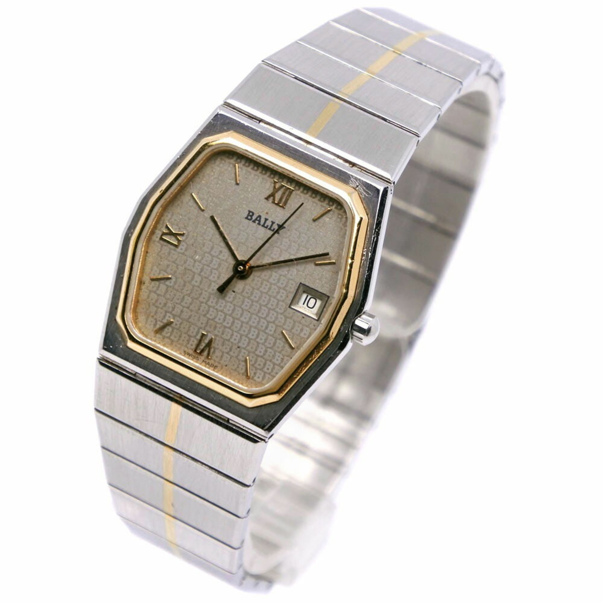 BALLY Watch Stainless Steel Quartz Analog Display Ladies M182324001 — Good