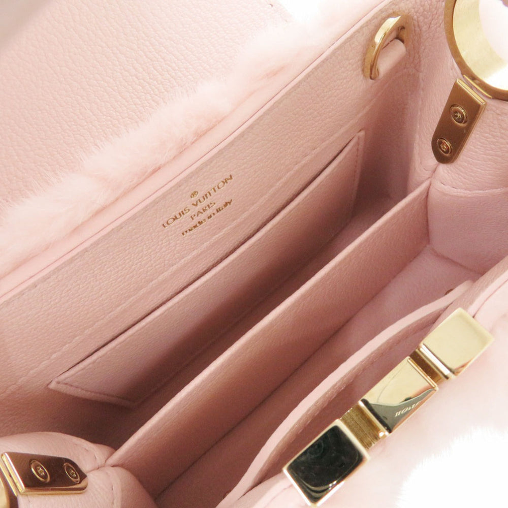 Louis Vuitton Capucines Mini IC Mink Pink Handbag LV 0153 LOUIS VUITTON — Like New