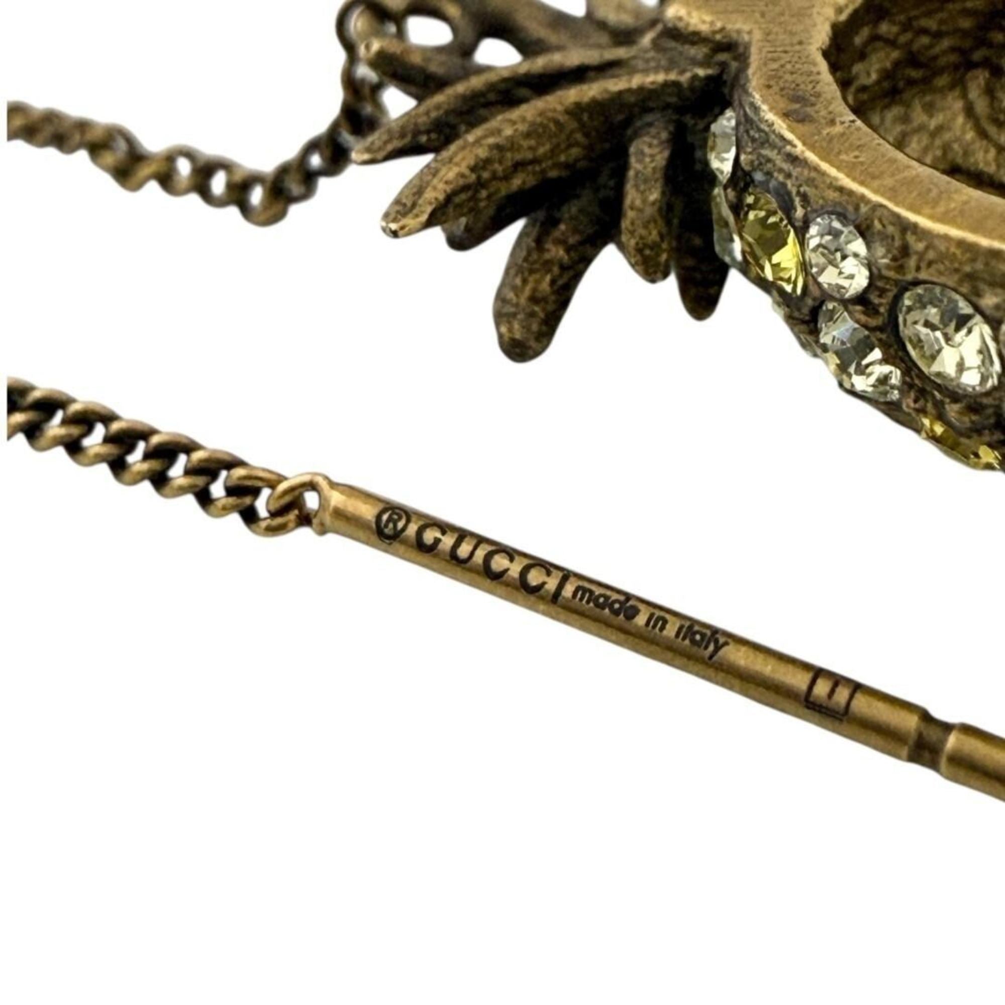 Gucci Women's Single Pineapple Earring with Threader Chain — Like New