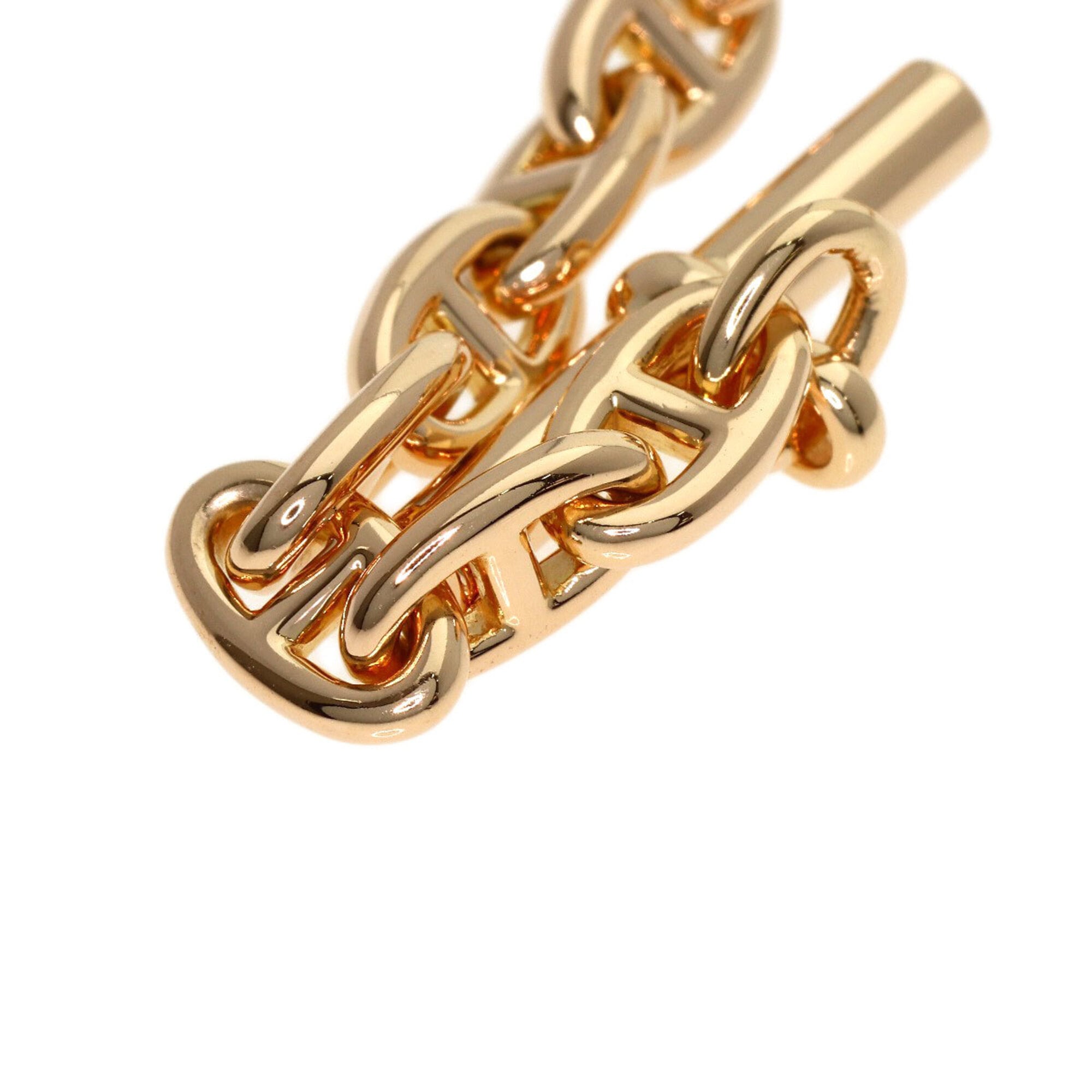 Hermes Chaine d'Ancre TPM 26-link bracelet, 18K pink gold, women's — Like New