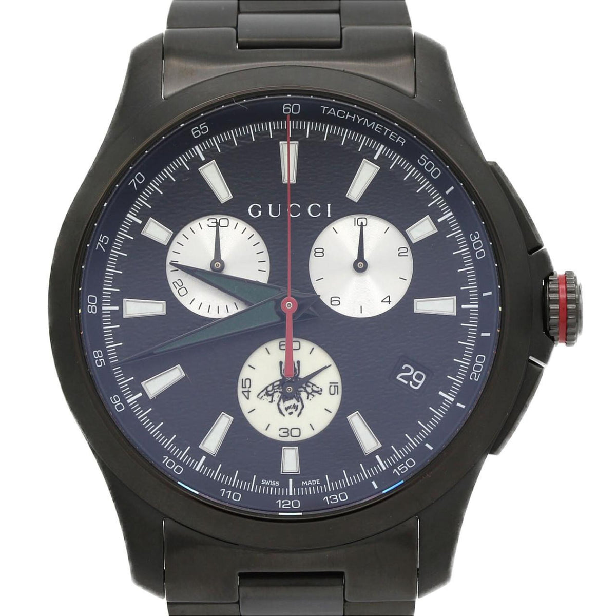 Gucci G-Timeless Chrono PVD 126.2 YA126268 Stainless Steel Quartz Watch — Very Good