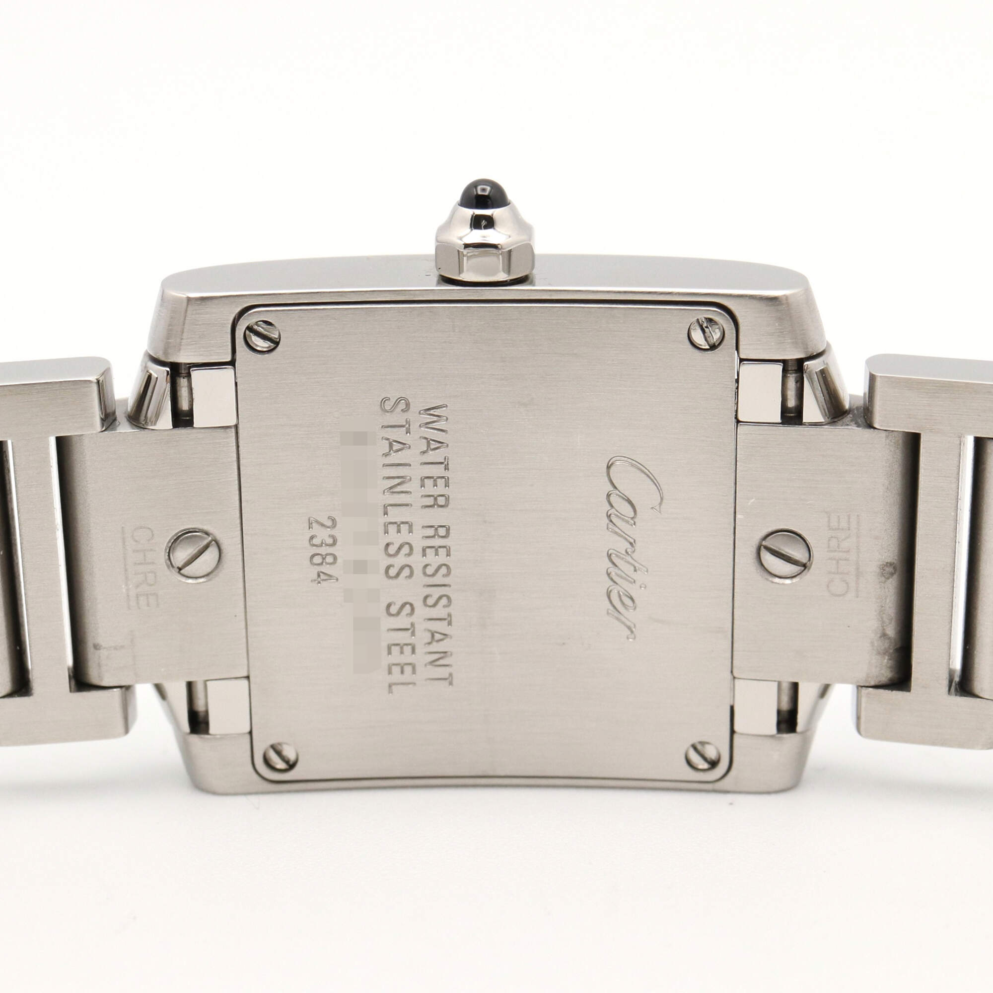 Cartier Tank Française SM Watch, Stainless Steel, Ladies, Silver Tone, W51008Q3 — Very Good