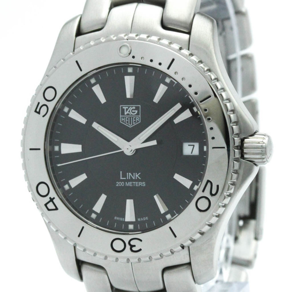 TAG HEUER Link Stainless Steel Quartz Mens Watch WJ1110 Polished — Very Good