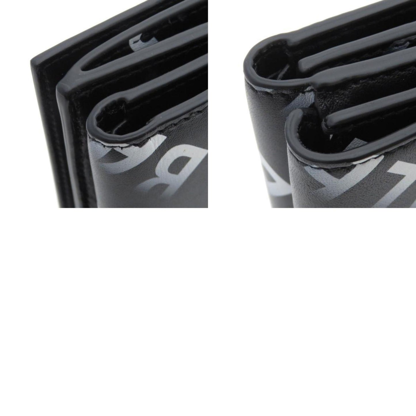 Balenciaga 594312 Motif Wallet Tri-fold Bi-fold Calfskin Women's