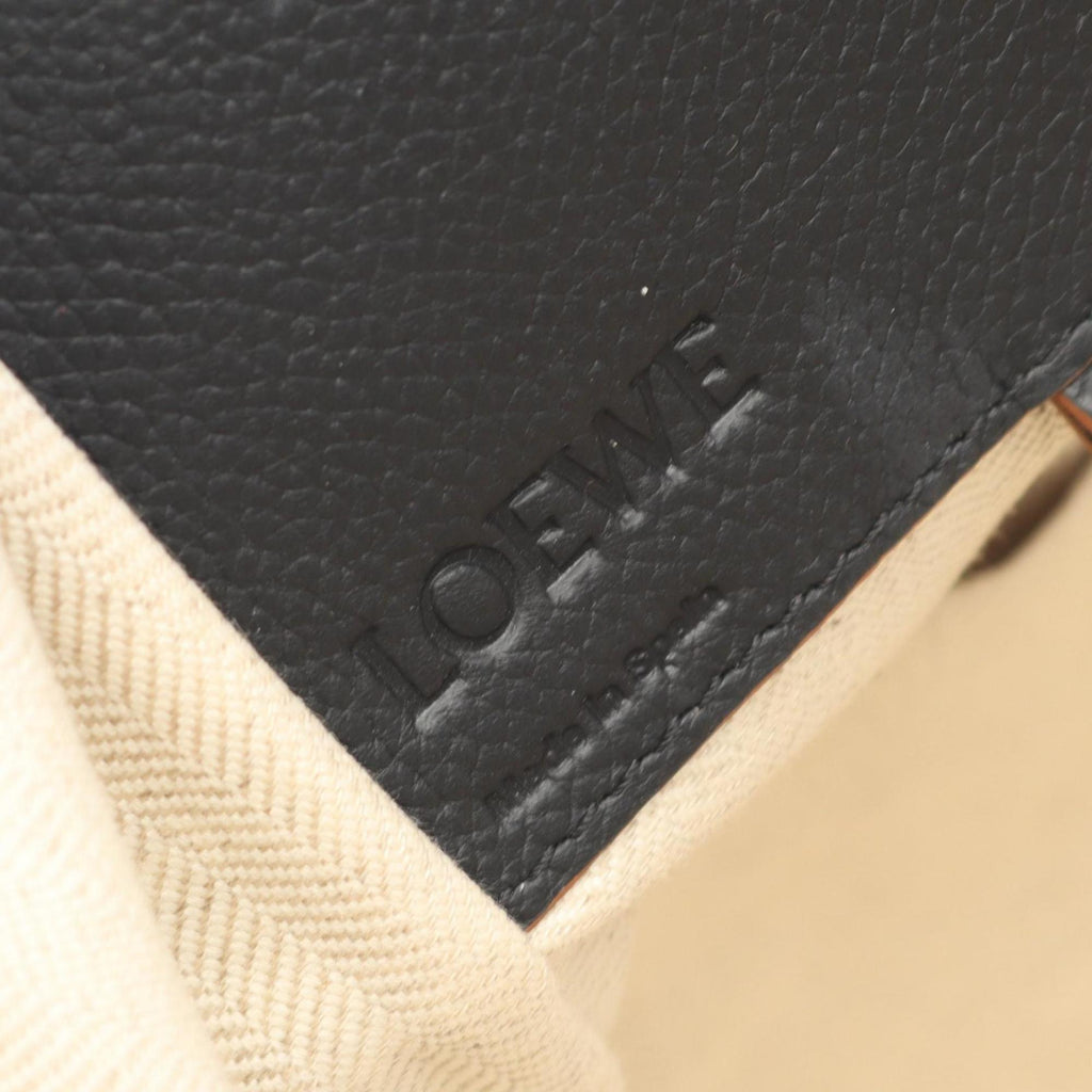 LOEWE Hammock Bag, Small Handbag, Leather, Women's, Black