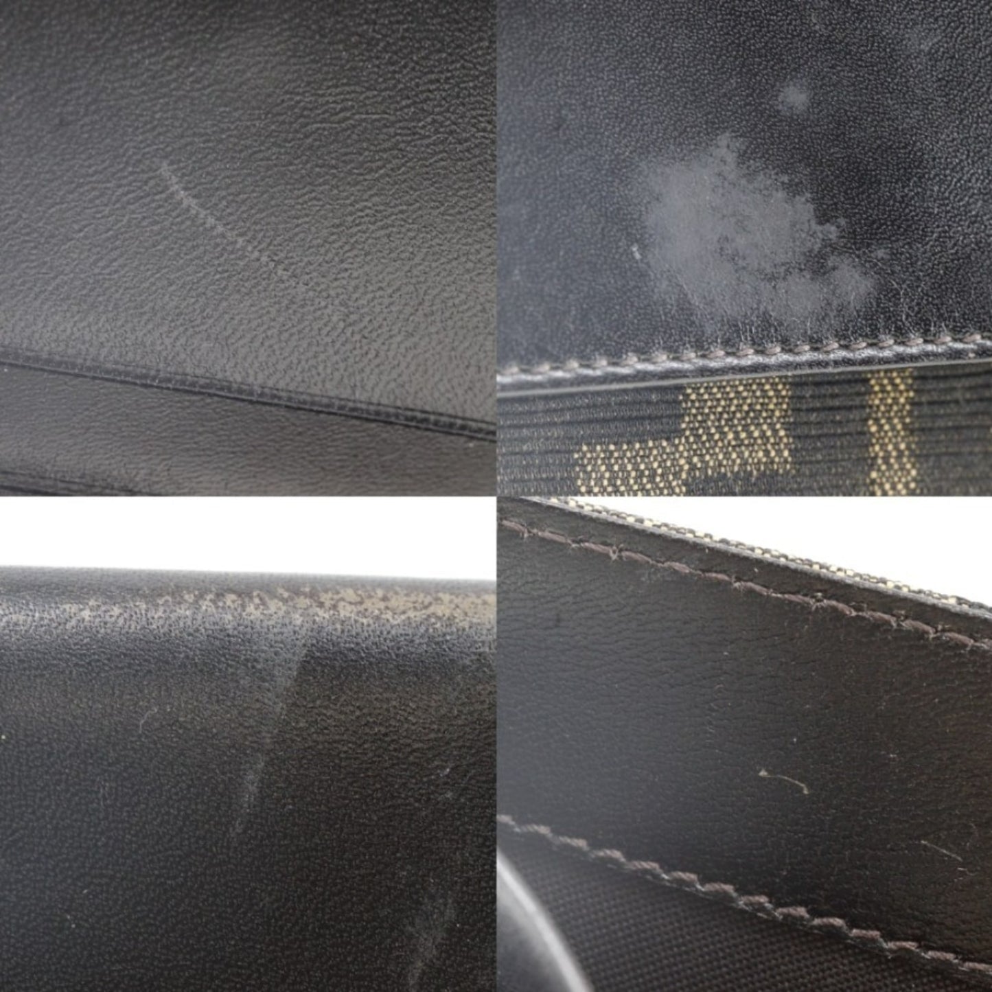 FENDI Bifold Wallet Canvas x Leather Snap Button Women's I120824105