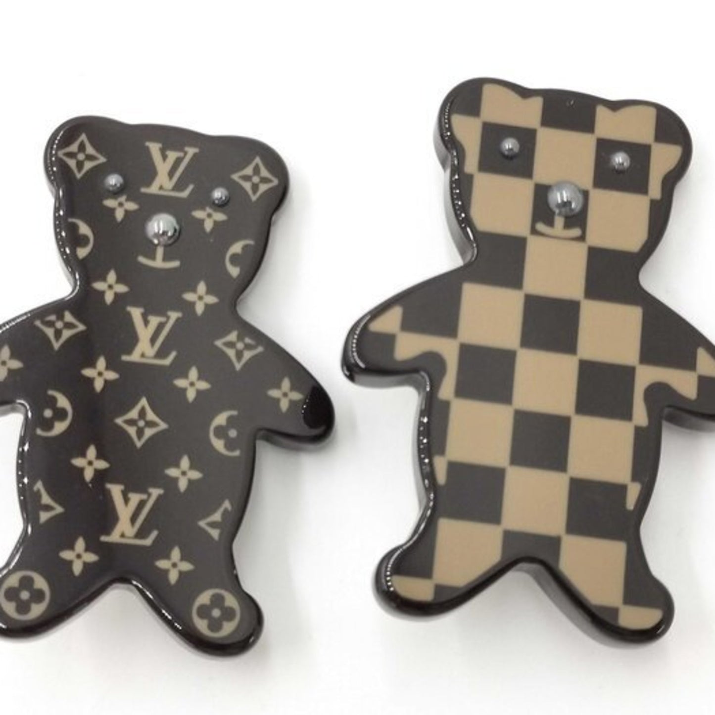 LOUIS VUITTON Brooch, Ebangle, M64939, Brown, Plastic, Men's/Women's