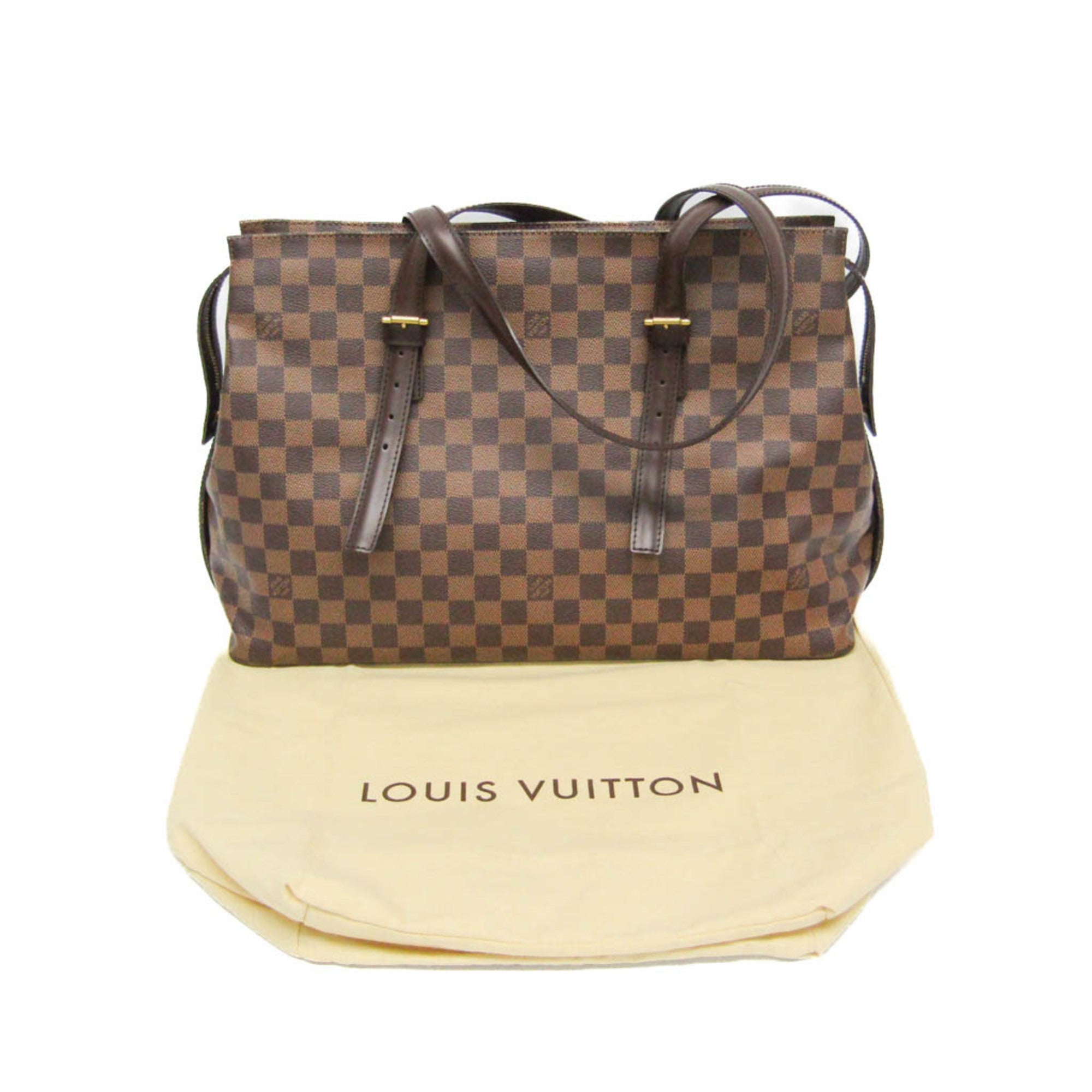 Louis Vuitton Damier Chelsea N51119 Women's Shoulder Bag Ebene — Like New