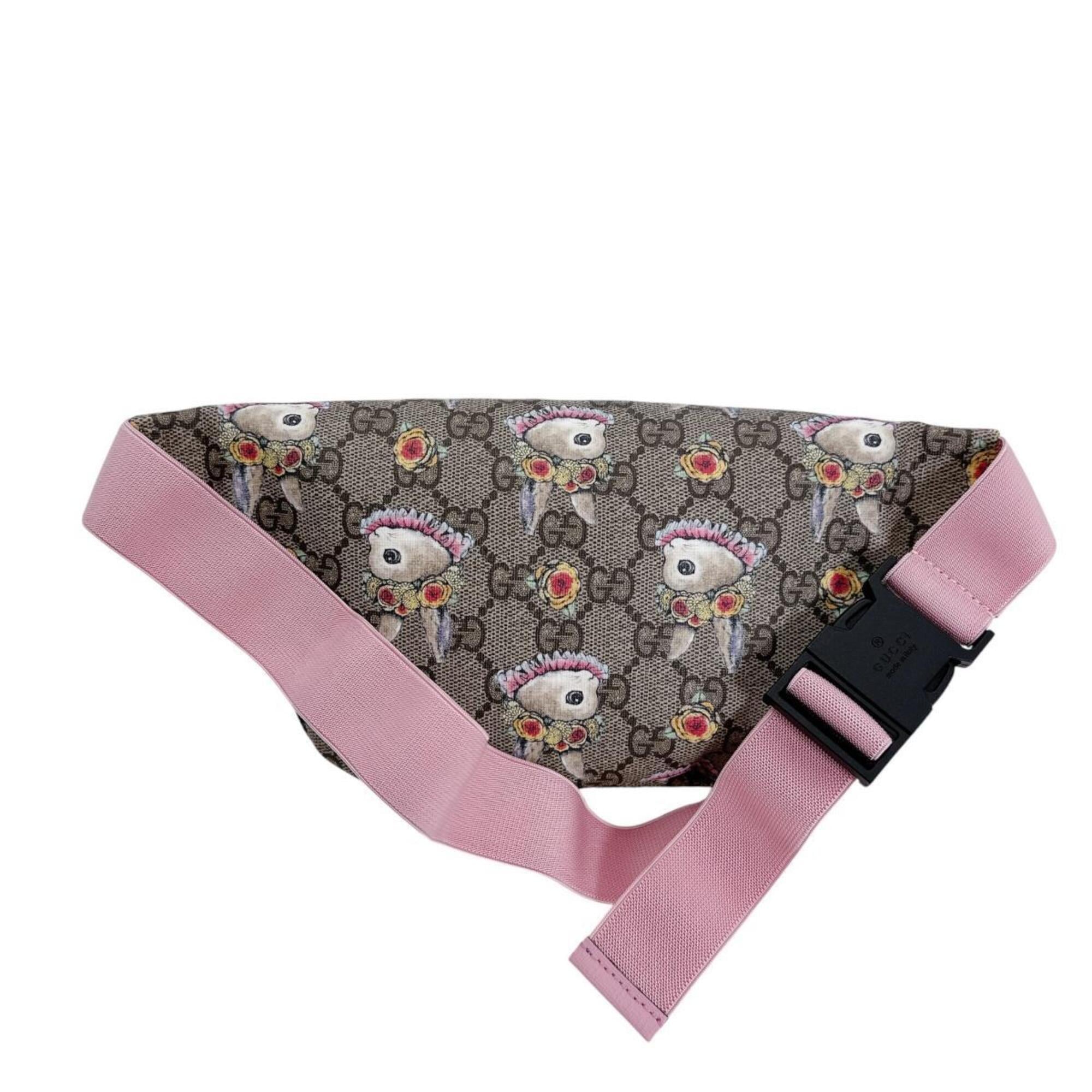 Gucci GG Supreme Children's Waist Bag, designed by Yuko Higuchi, 502095, Beige — Like New
