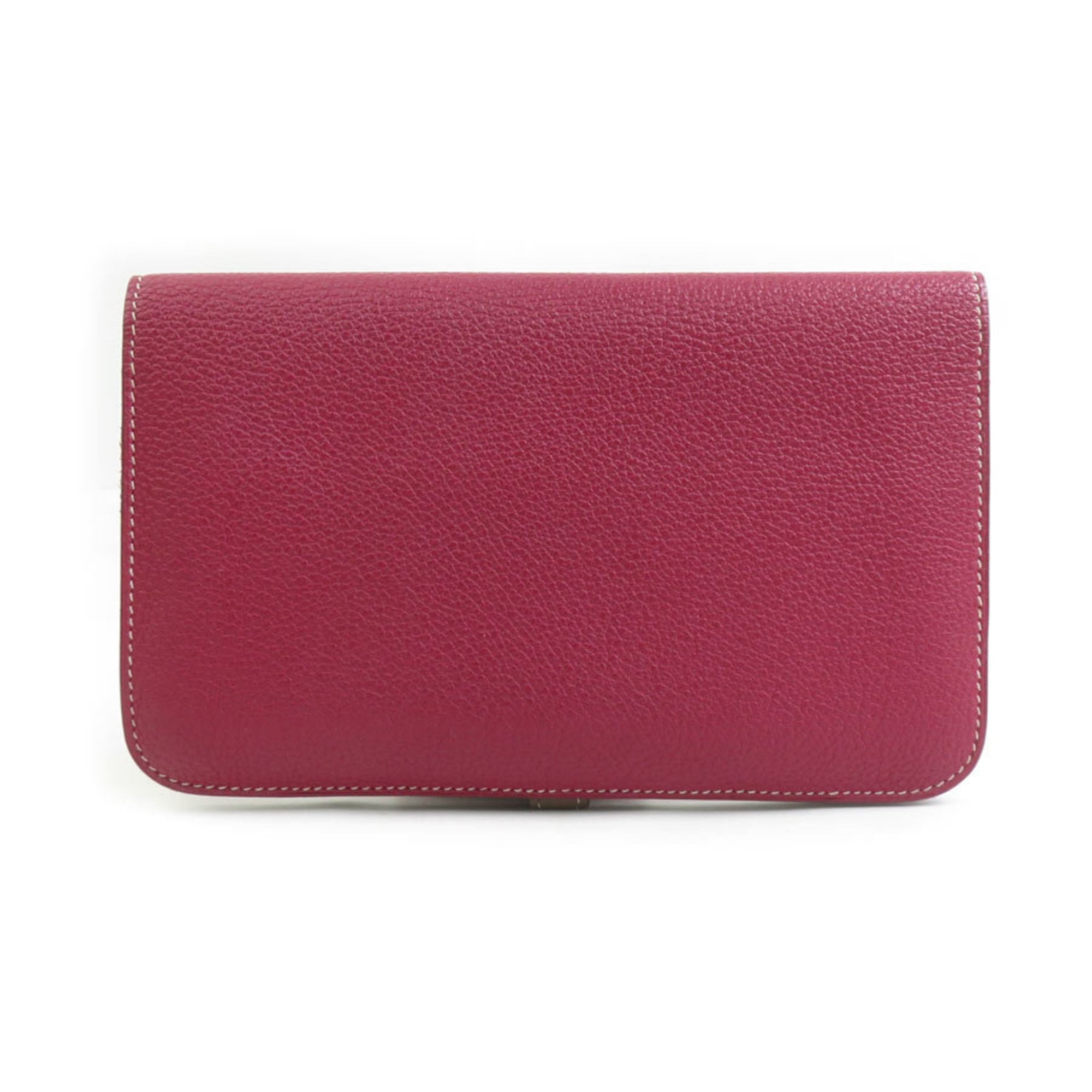 Hermes Hermès Dogon GM Togo Tosca x Etoupe Long Wallet, Unisex, h31758a