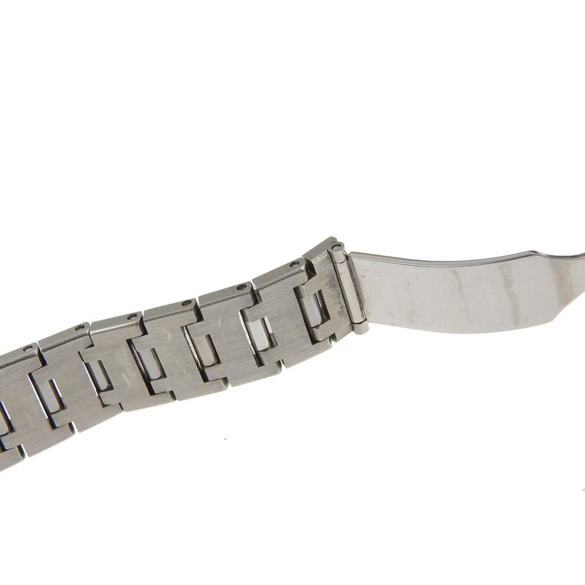 BVLGARI Quadrado SQ22SS Stainless Steel Watch with Quartz Movement, Analog Display, Black Dial, for Women — Good