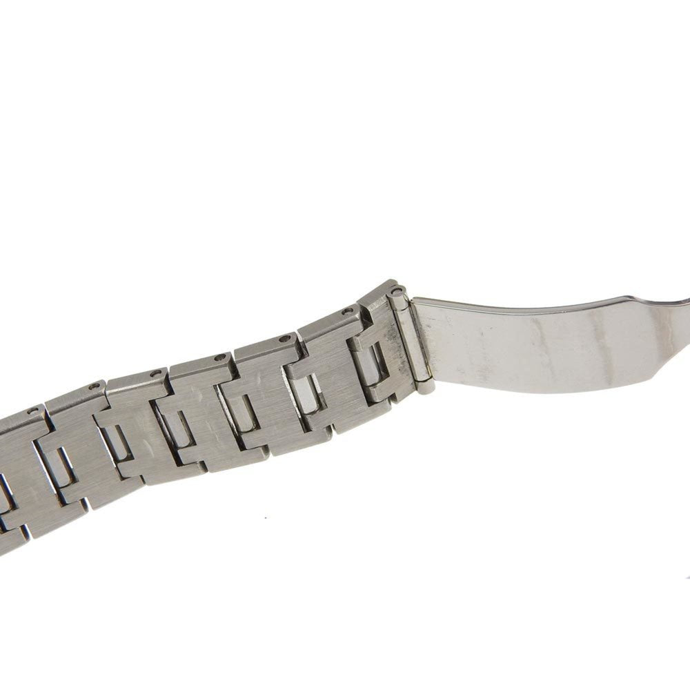 BVLGARI Quadrado SQ22SS Stainless Steel Watch with Quartz Movement, Analog Display, Black Dial, for Women — Good