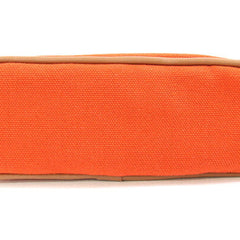 Hermes Bolide Handbag Pouch Mini H104772M Orange Cotton Canvas Travel for Women and Men — Like New
