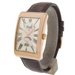 Piaget Rectangle à l'Anciennes XL G0A33062 Silver Dial 18K Pink Gold/Leather 2026/01 Automatic — Like New