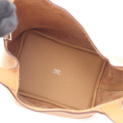 Hermes Picotin Lock PM Handbag, Leather, Taurillon Clemence Women's, Beige — New - Store Return