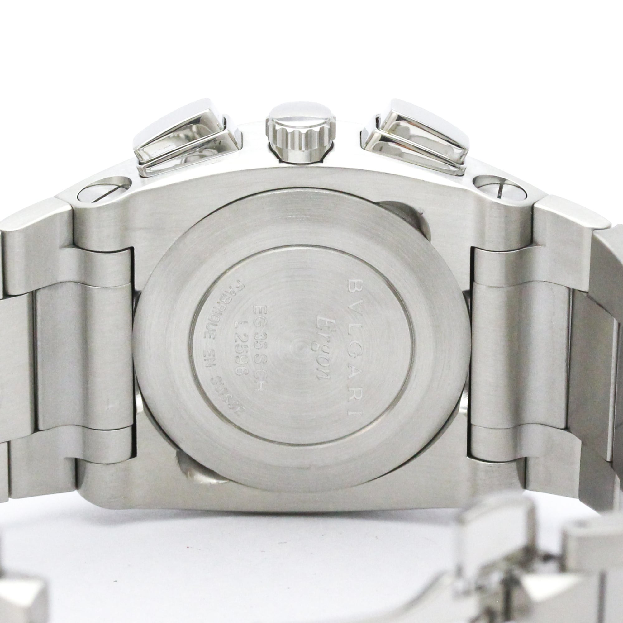 BVLGARI Ergon Chronograph Automatic Mens Watch EG35SCH Polished — Very Good