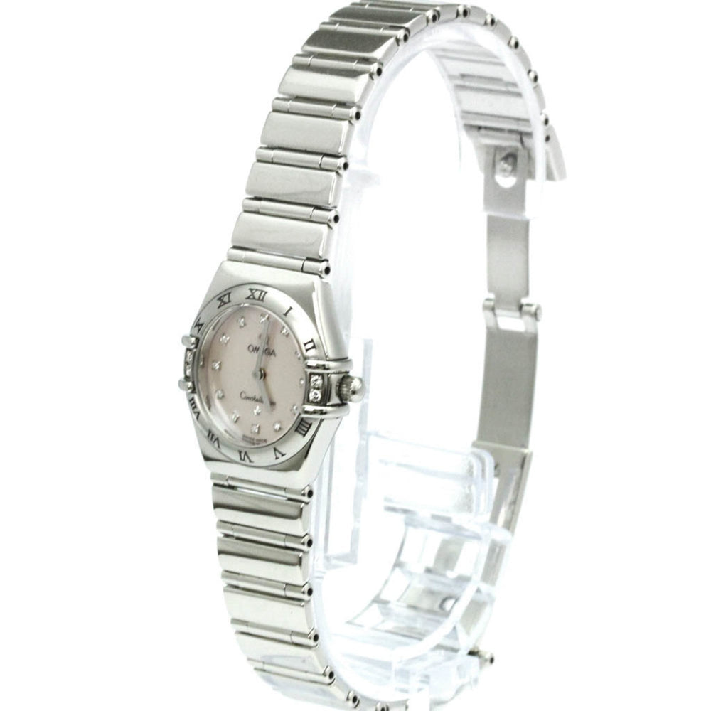 OMEGA Constellation Diamond MOP Dial Ladies Quartz Steel Watch 1567.66 Polished — Very Good