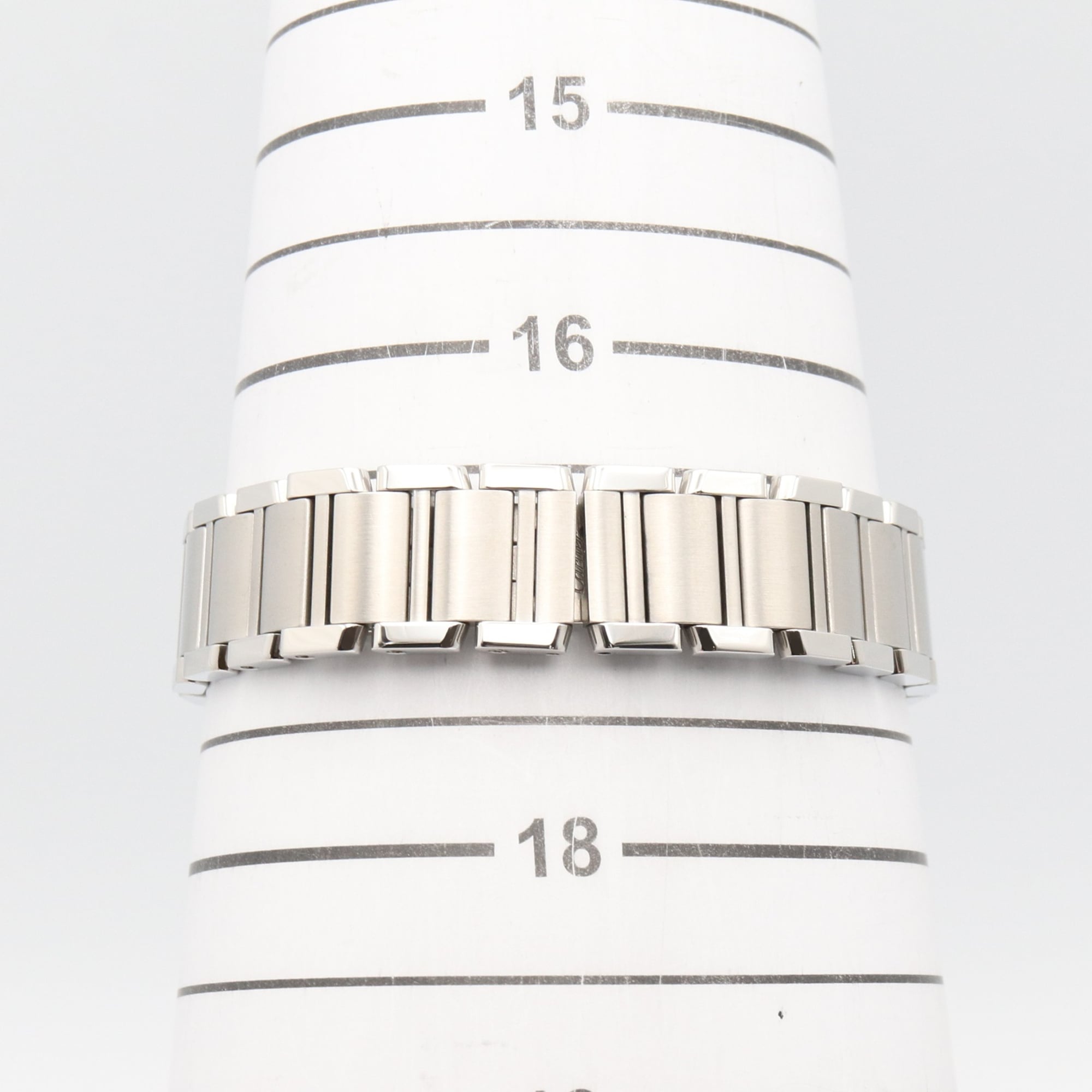 Cartier Tank Française SM Watch, Stainless Steel, Ladies, Pink/Pink Shell, W51028Q3 — Very Good