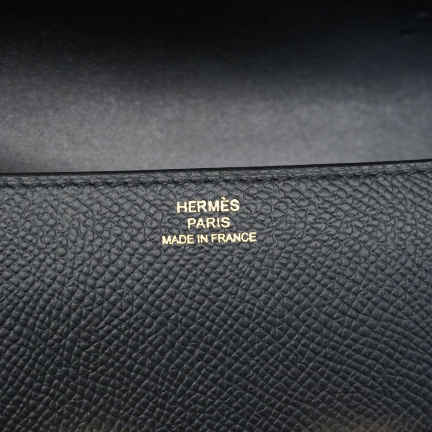 Hermes Hermès Constance Elan Shoulder Bag, Epsom Leather, Black, Double Stamp, Women's