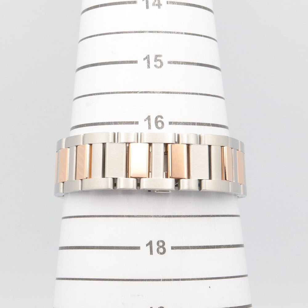 Cartier Pasha de watch, 18K pink gold (PG) stainless steel, boys' size, silver tone, W2PA0008 — Very Good