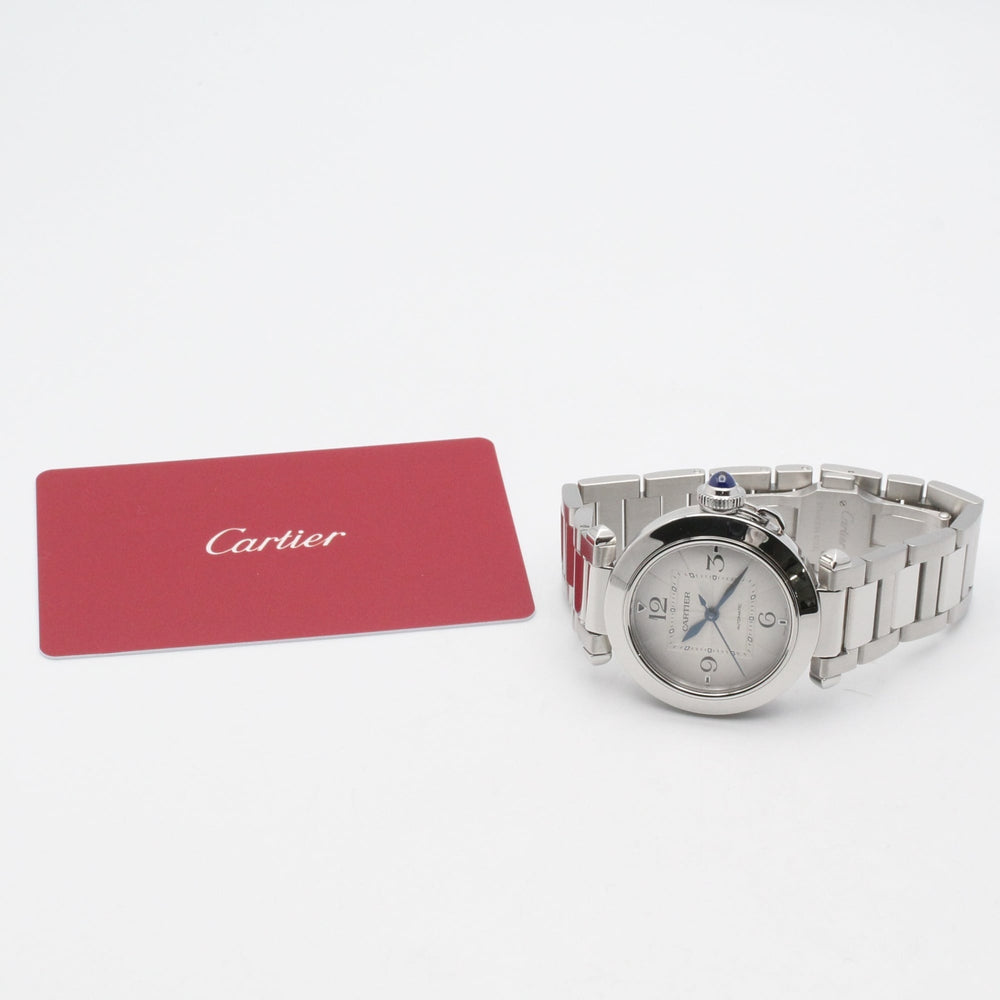 Cartier Pasha de Boys' Watch, Stainless Steel, Silver Tone, WSPA0013 — Very Good