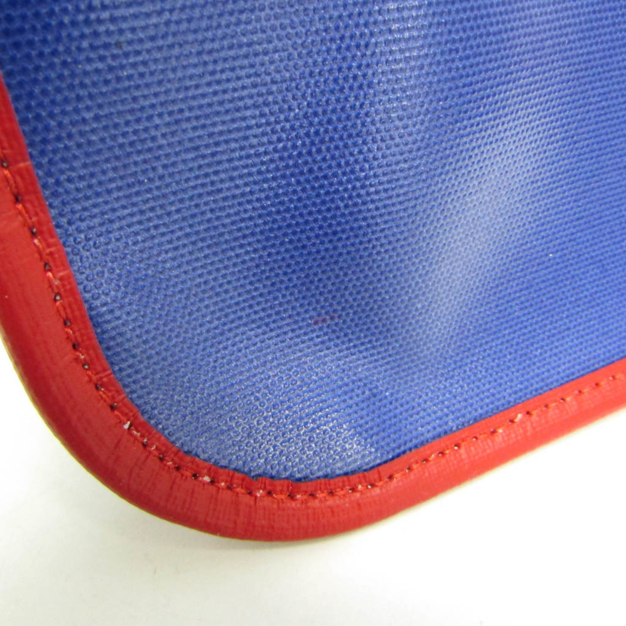 Gucci Children 550763 Girls,Boys PVC,Leather Handbag,Tote Bag Blue,Red Color,Yellow — Like New