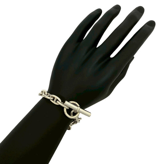 HERMES Chaine d'Ancre, Margiela-era, MM, 15-link, 925 silver chain bracelet, silver, 50060