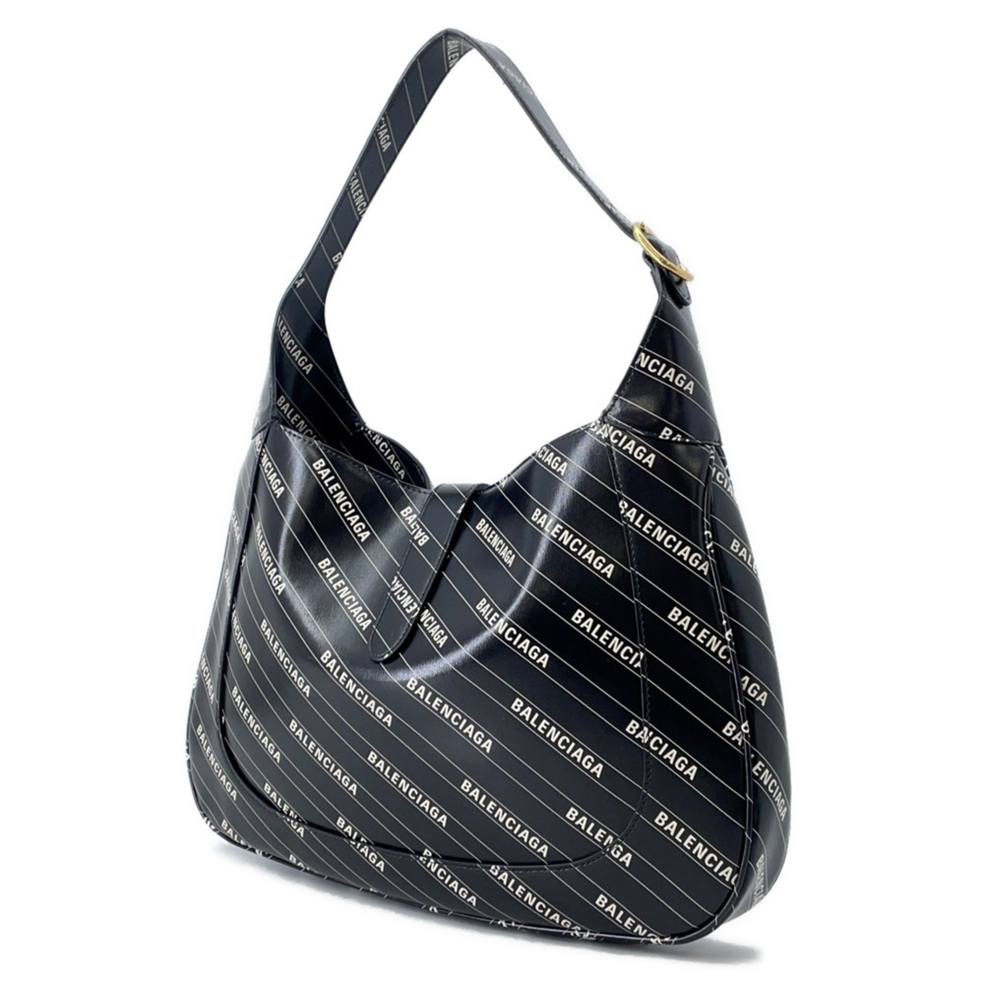 Balenciaga The Hacker Project Jackie 1961 Medium Shoulder Bag 636712 in Black, Collaborated with Gucci