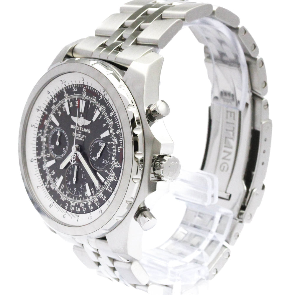 BREITLING Bentley Motors Steel Automatic Mens Watch A25363 Polished — Very Good