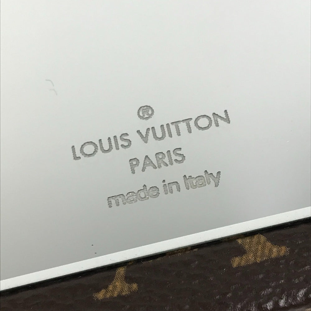 LOUIS VUITTON GI0554 Monogram Home Mirror Trunk Interior Tri-fold Canvas Men's Women's Brown — Like New