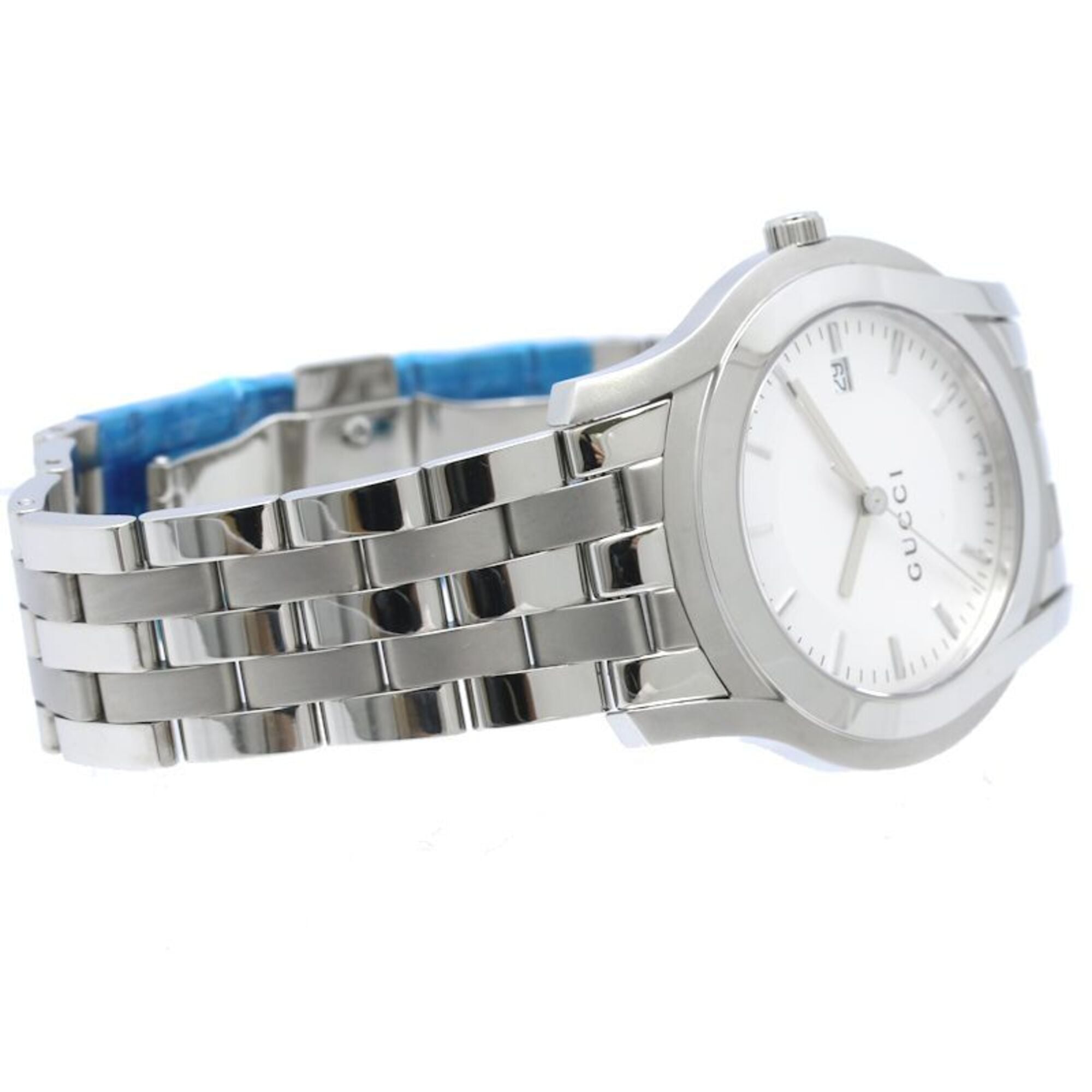 GUCCI G-Class YA055212 5500XL Men's Watch, Stainless Steel, 40570 — Very Good