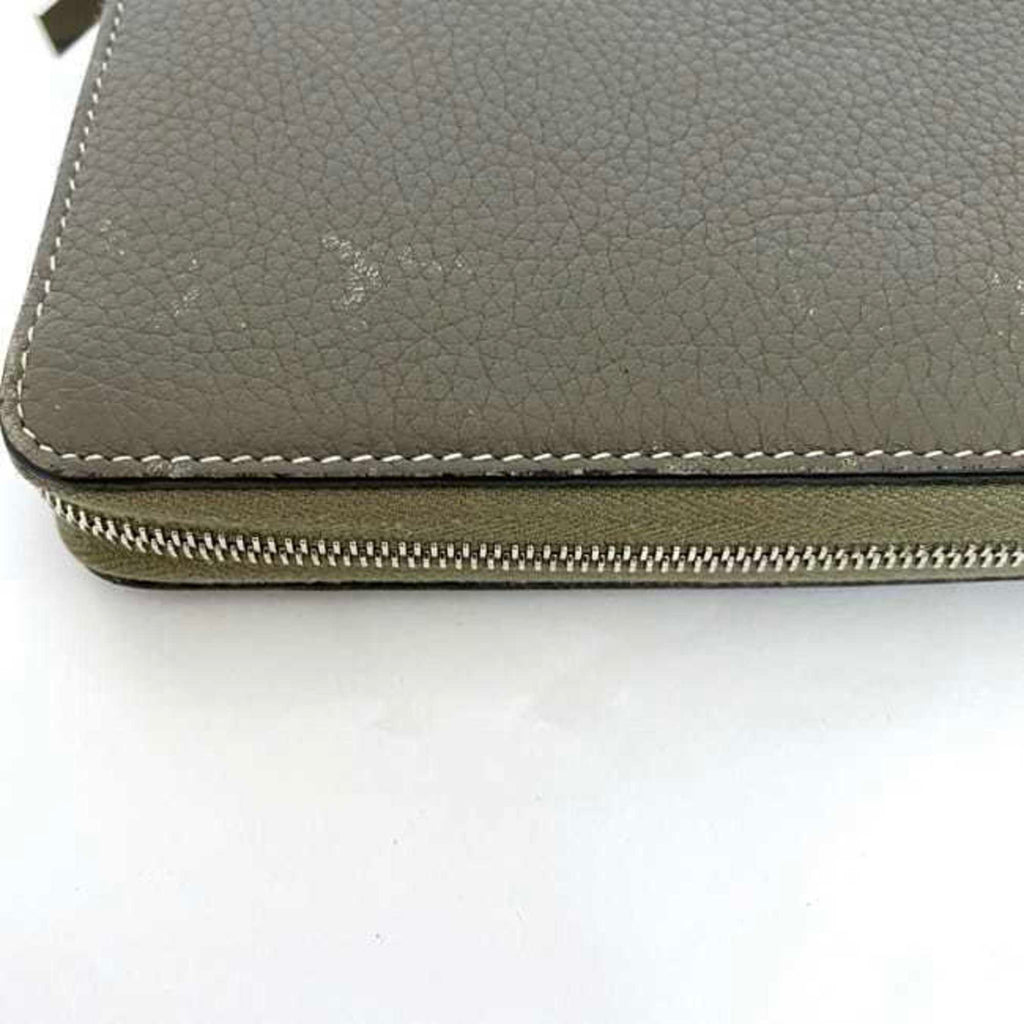 Celine Round Long Wallet Large Zipped ec-22339 Greige 105003AFE.09SO Leather W-LM-3158 CELINE Women's Accessories