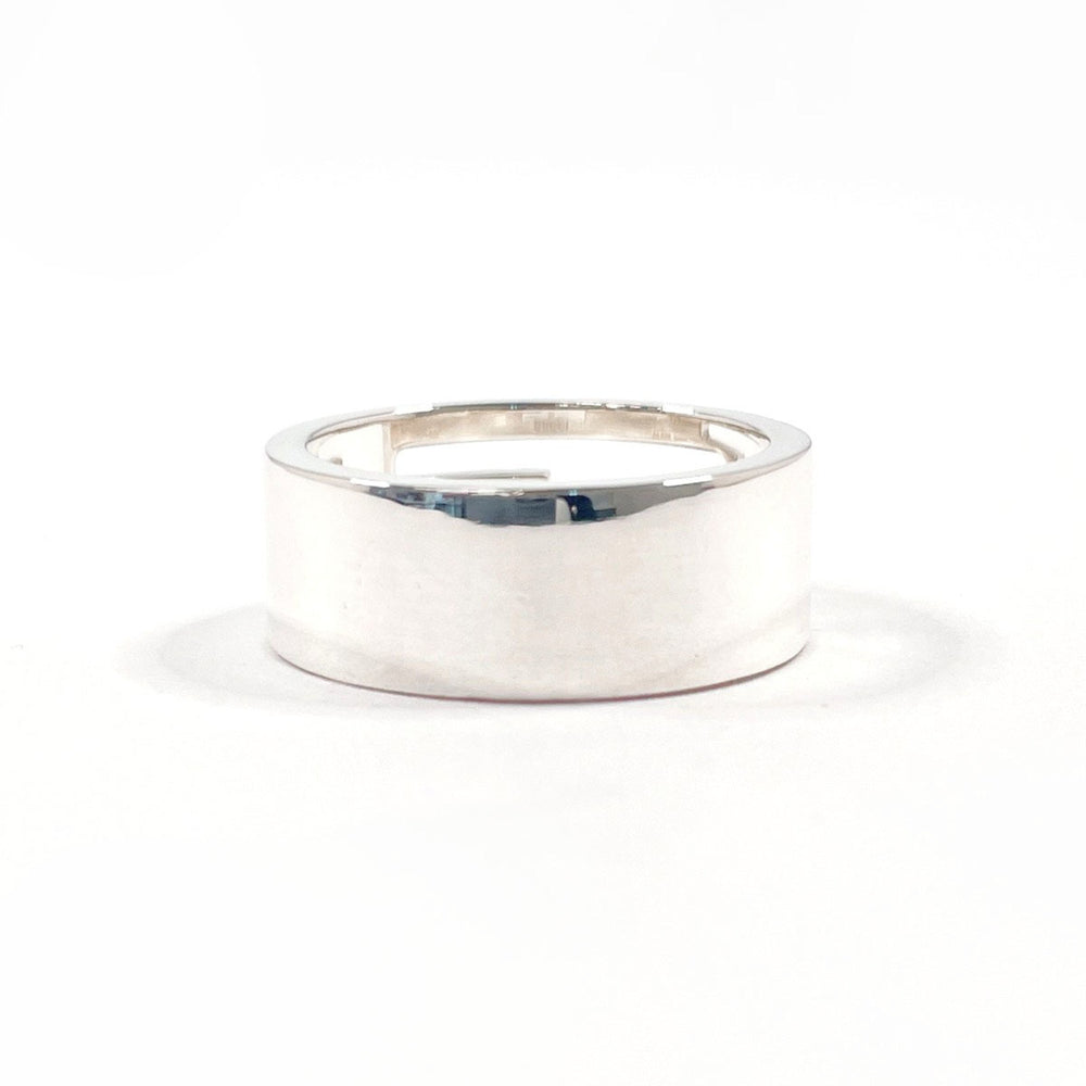 GUCCI Branded Cutout G Ring, Sterling Silver 925, Size 16.5cm, Men's — Like New