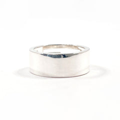GUCCI Branded Cutout G Ring, Sterling Silver 925, Size 16.5cm, Men's — Like New
