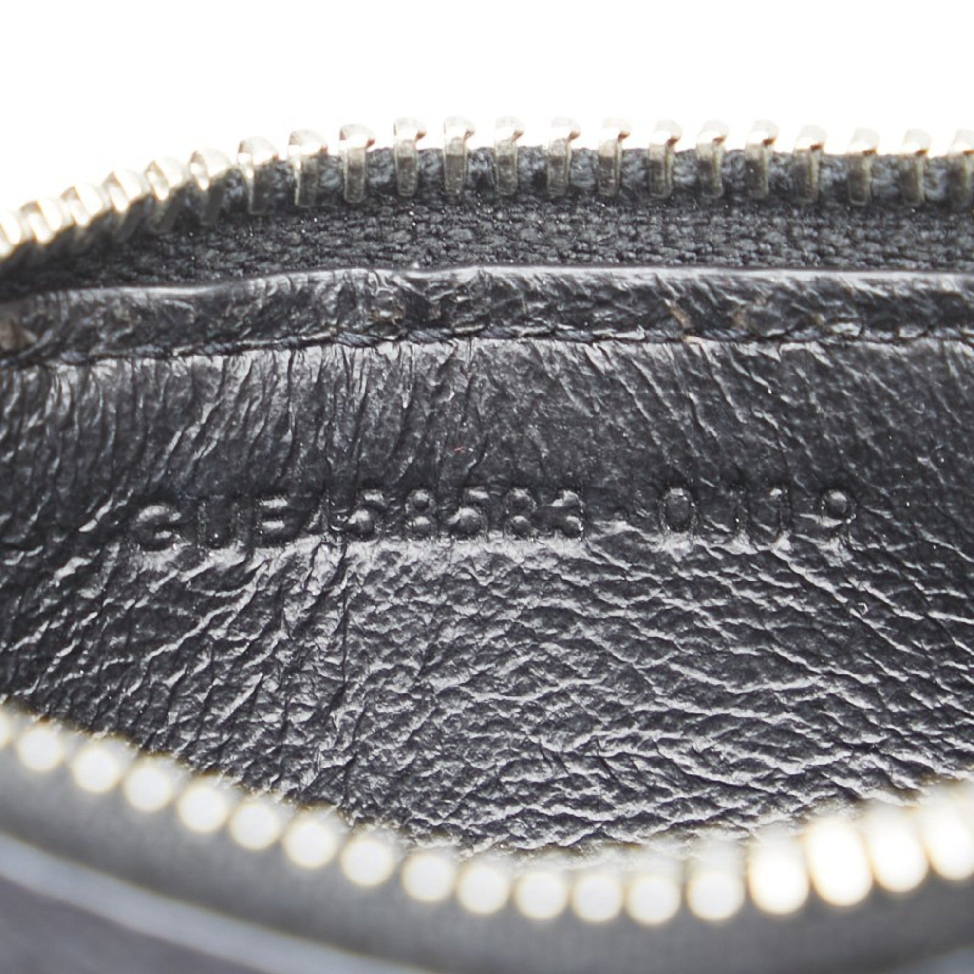 Saint Laurent coin case, pass fragment case 458583, black leather, men's, SAINT LAURENT