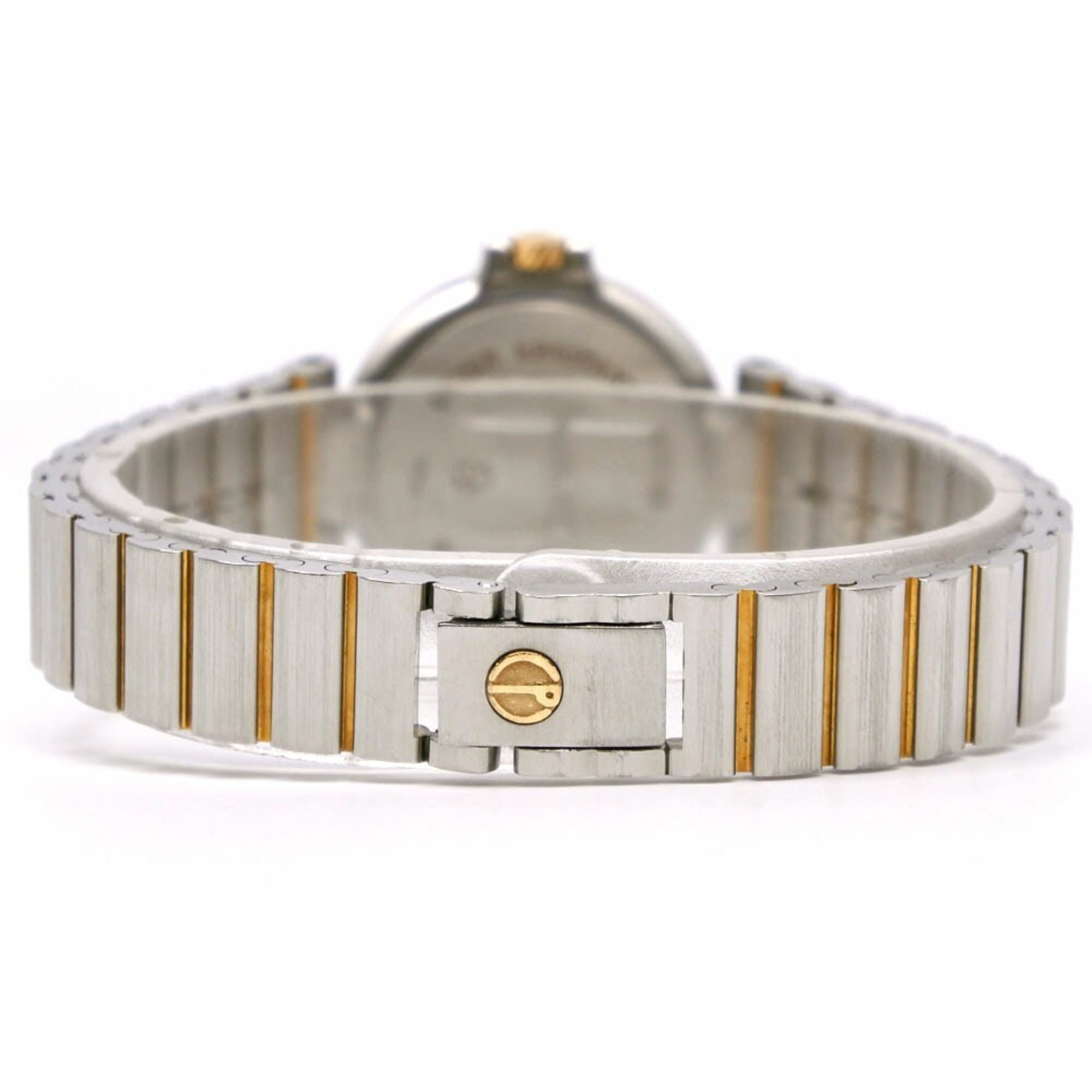 Dunhill Millennium Watch Stainless Steel Quartz Analog Display White Dial Ladies — Good
