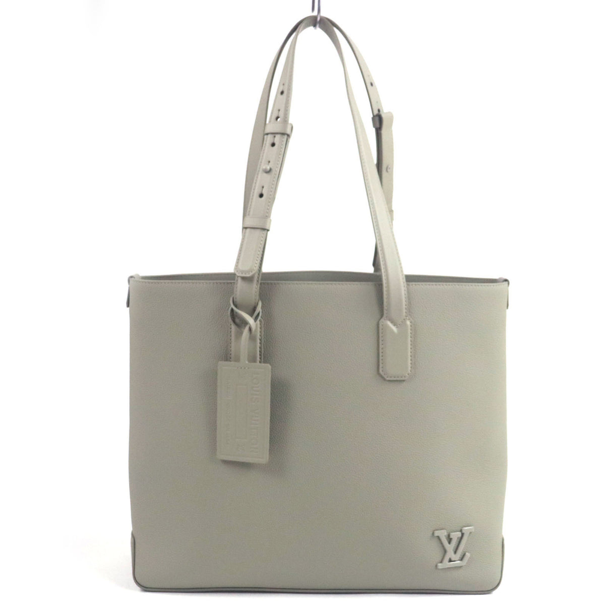 LOUIS VUITTON M22506 Fastline LV Aerogram Calfskin Sage Tote Bag with Logo, Made in France, Men's — Like New